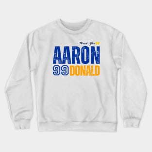 THANK YOU AARON 99 DONALD Crewneck Sweatshirt